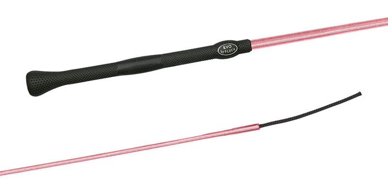 Fleck Nylon Weave Dressage Whip with EVO-Grip