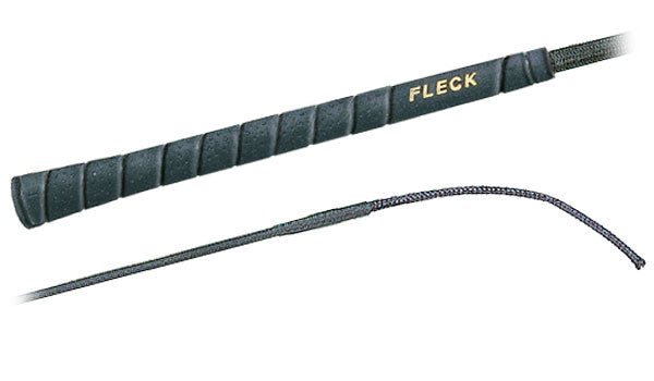 Fleck Nylon Weave Dressage Whip, Fleck Handle - The Tack Shop of Lexington