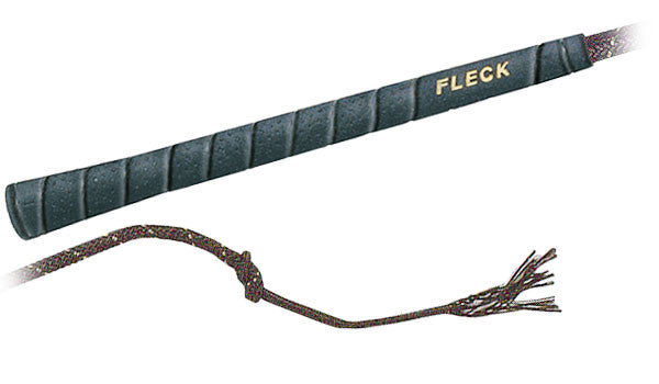 Fleck Superflex Nylon Weave Dressage Whip - The Tack Shop of Lexington