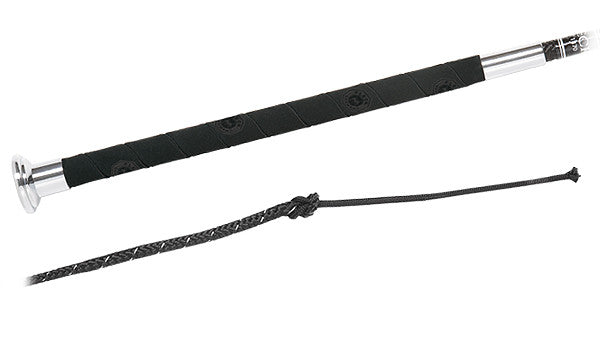 Fleck Leather/Mushroom Cap Dressage Whip - The Tack Shop of Lexington