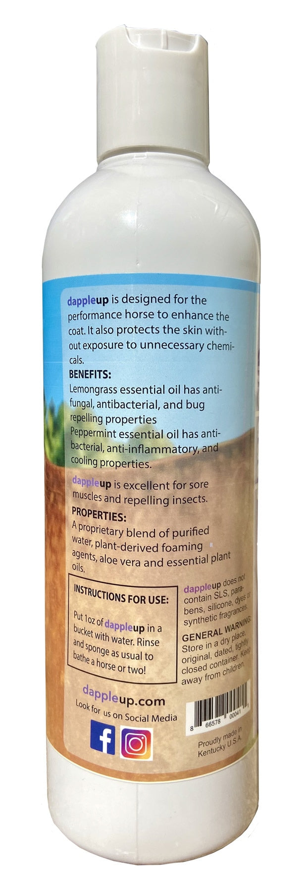 Dapple Up Horse Shampoo- 17oz Bottle