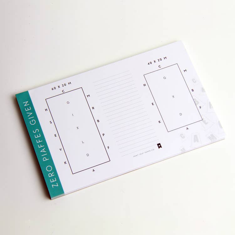 Hunt Seat Paper Co. - Dressage Notepad