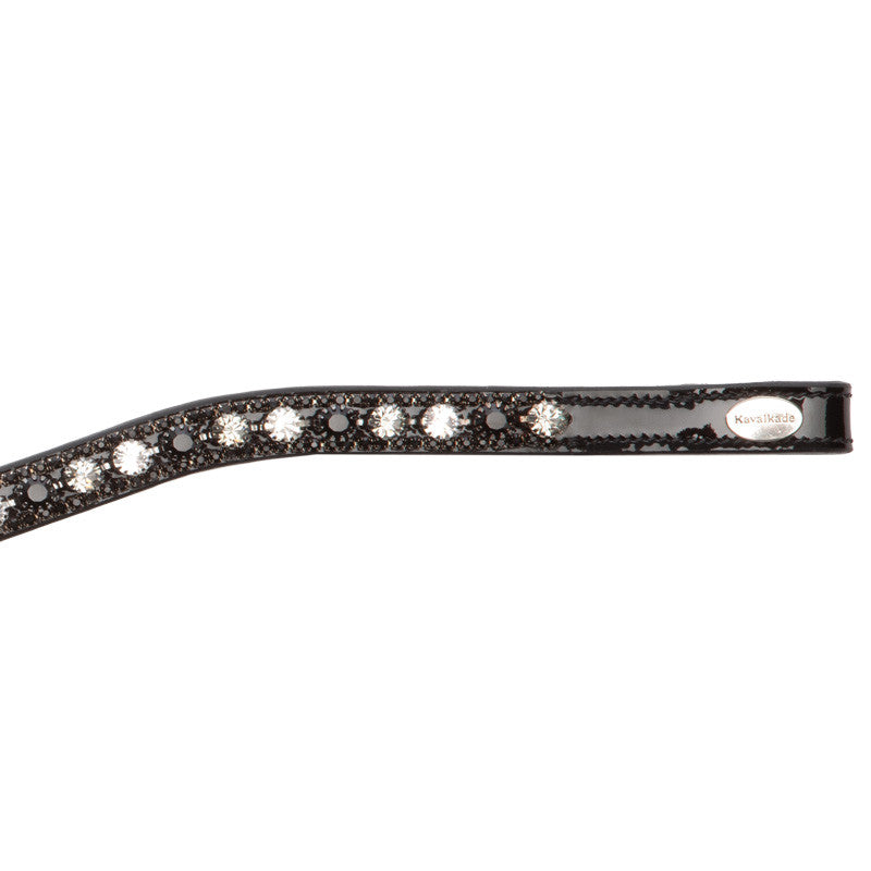Kavalkade Dazzle Curved Patent Leather Browband