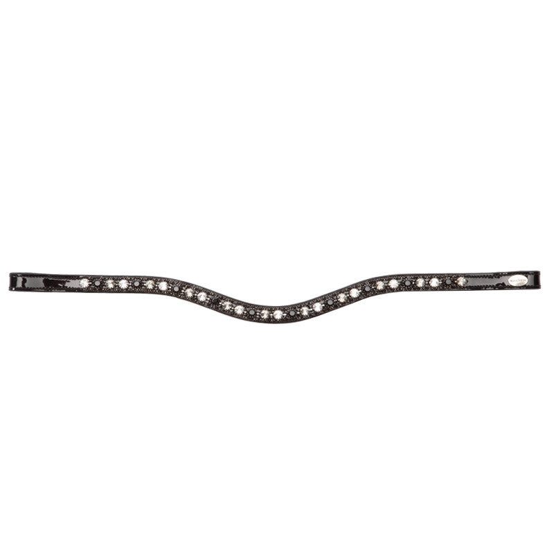 Kavalkade Dazzle Curved Patent Leather Browband