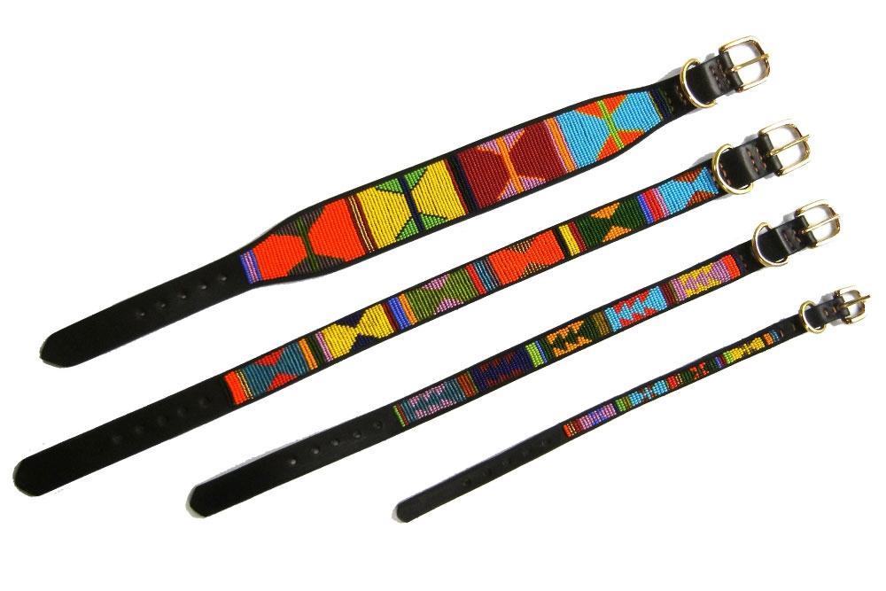 Kenyan Collection Hippo Circus Beaded Dog Collar