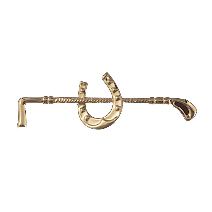 EXSELLE HORSESHOE & CROP STOCK PIN