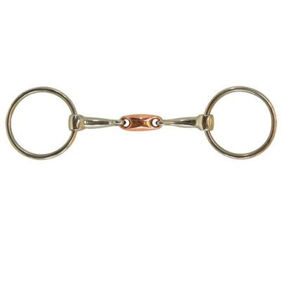 Coronet Loose Ring Bit w/Copper Oval - The Tack Shop of Lexington