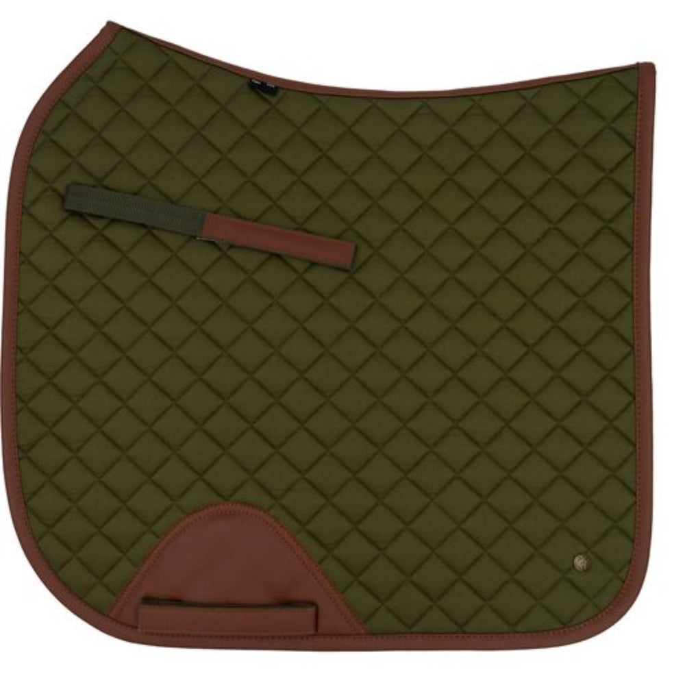 Olive Green Dressage Saddle Pad
