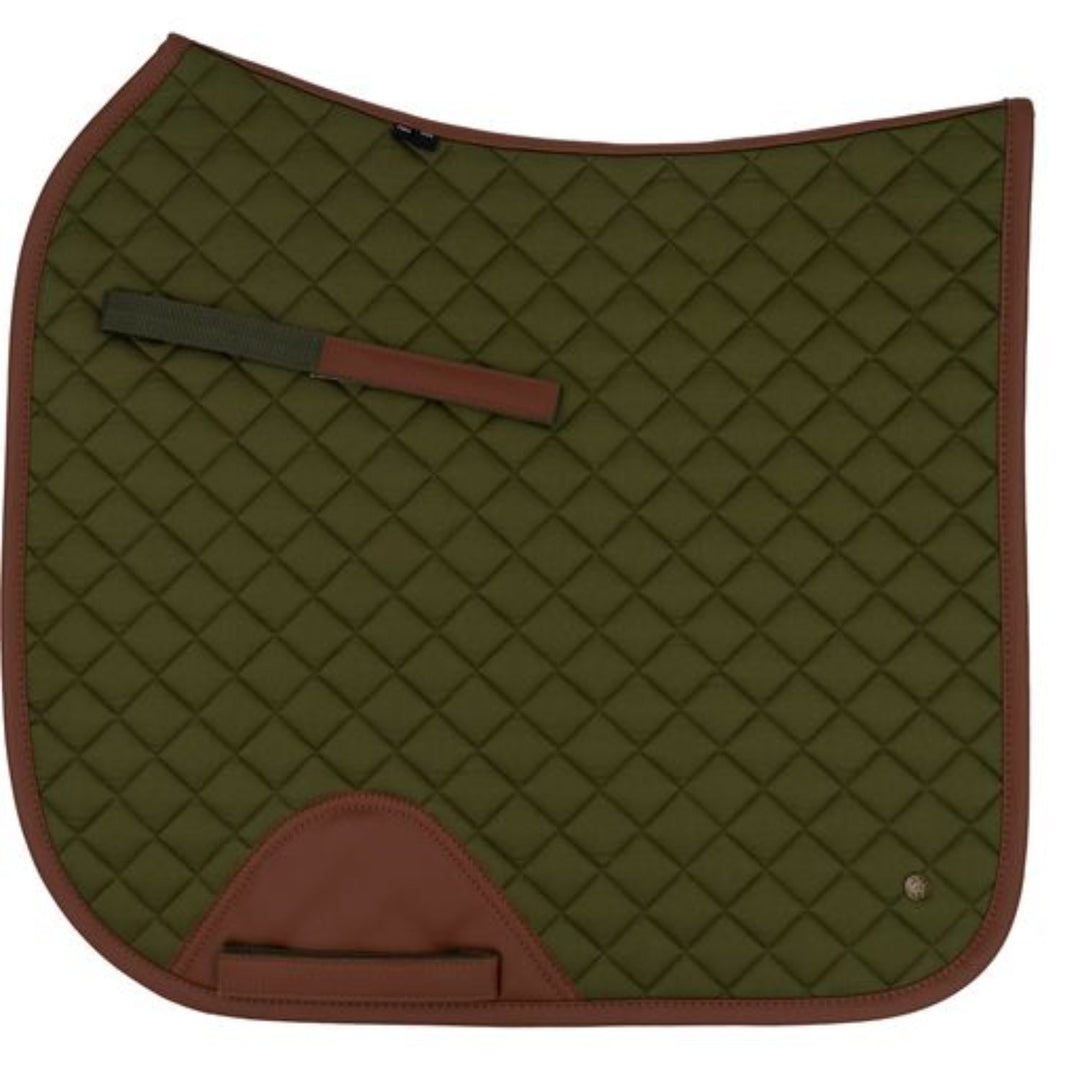 Olive Green Dressage Saddle Pad