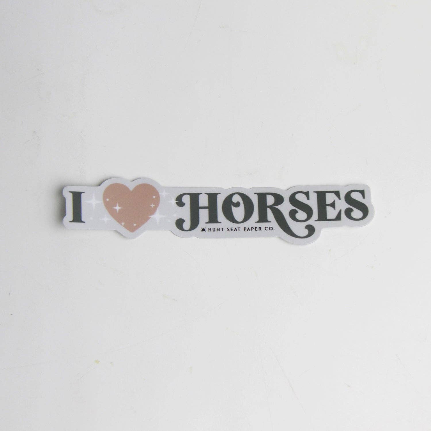 Hunt Seat Paper Co. - I Love Horses Sticker