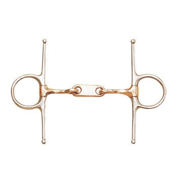 Centaur® Dr Bristol Twisted Copper Mouth Full Cheek Bit - The Tack Shop of Lexington