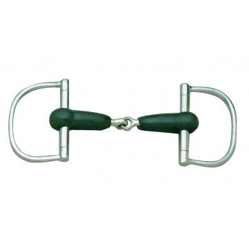 Centaur Hard Rubber D Bit - The Tack Shop of Lexington