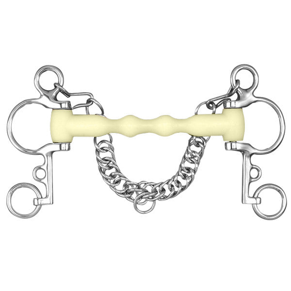 Happy Mouth® Shaped Mullen Mouth Pelham Bit - The Tack Shop of Lexington