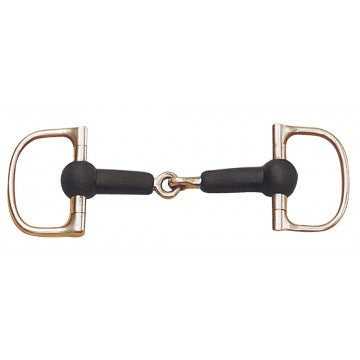 Centaur Stainless Steel Jointed Rubber Bit - The Tack Shop of Lexington