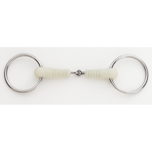 Happy Mouth® Jointed Ribbed Mouth Loose Ring - The Tack Shop of Lexington