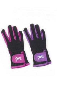 Ovation Hearts & Horses Gloves - Child's