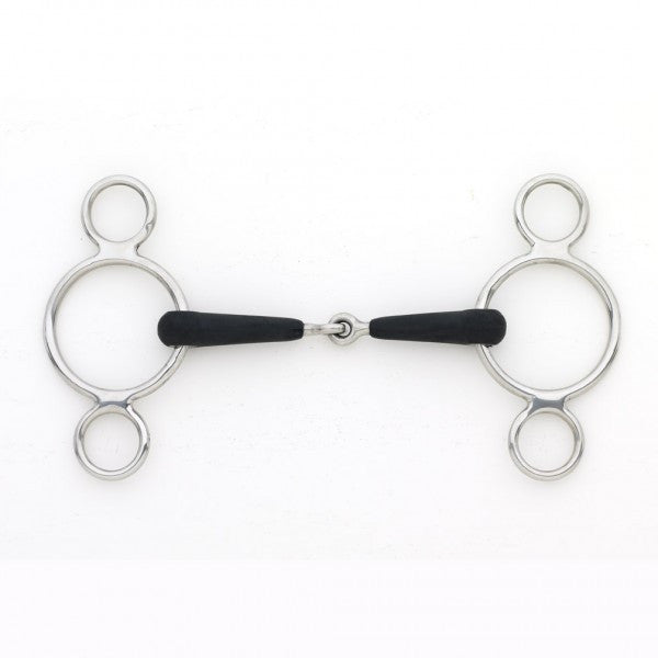 Eco Pure Jointed 2 Ring Gag Bit