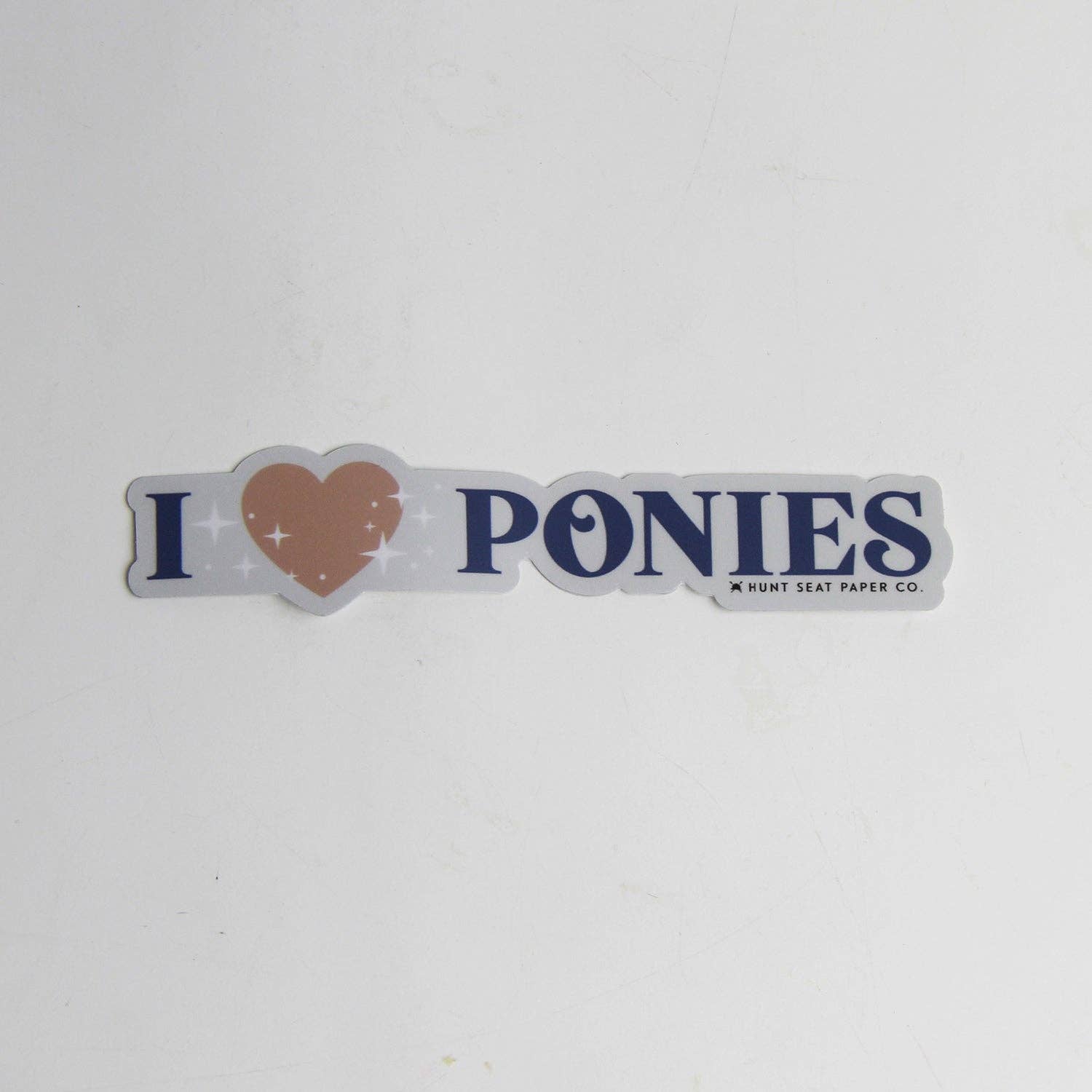 Hunt Seat Paper Co. - I Love Ponies Sticker