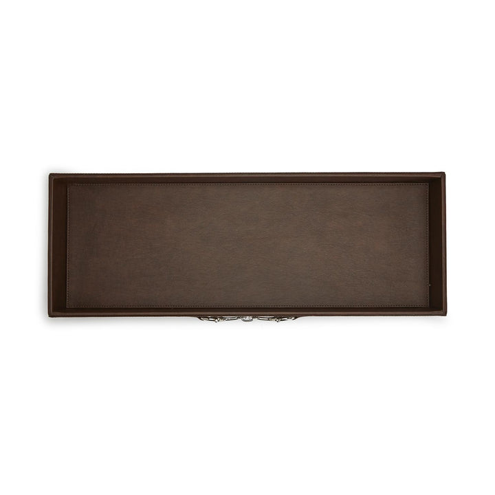 Two's Co Long Tray with Polished Horse Bit Accent