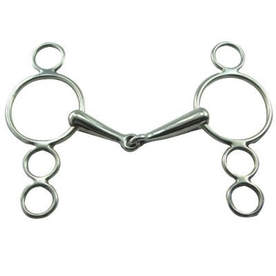 Coronet 3 Ring Gag Snaffle Bit - The Tack Shop of Lexington