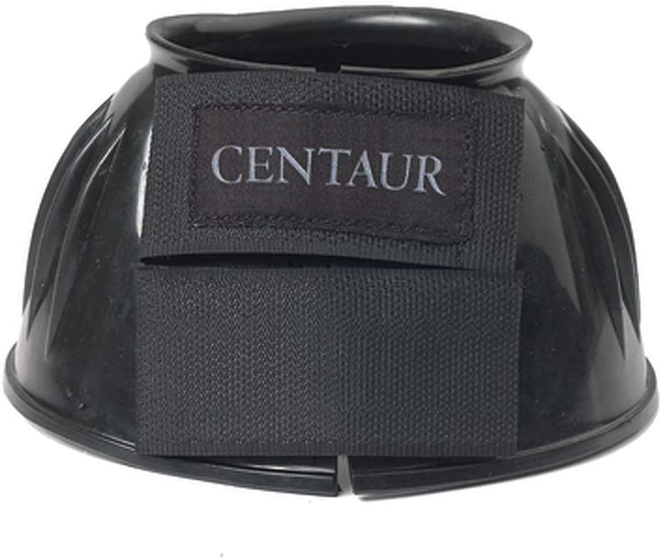 Centaur PVC Ribbed Double Hook and Loop Bell Boots