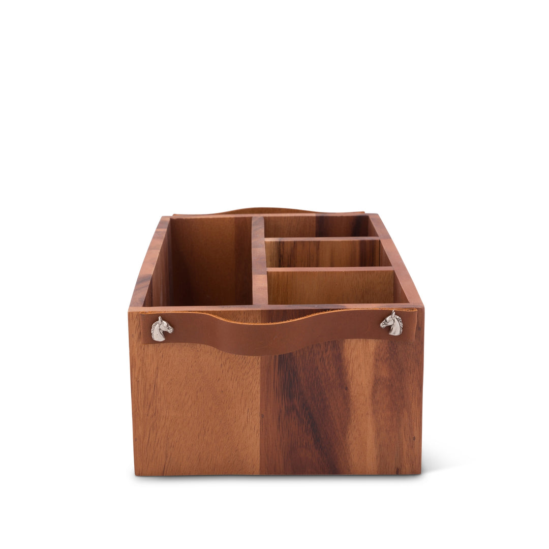 Vagabond House Equestrian Bit Flatware Caddy
