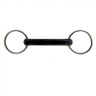 Coronet Flexible Rubber Mullen Mouth Ring Bit - The Tack Shop of Lexington