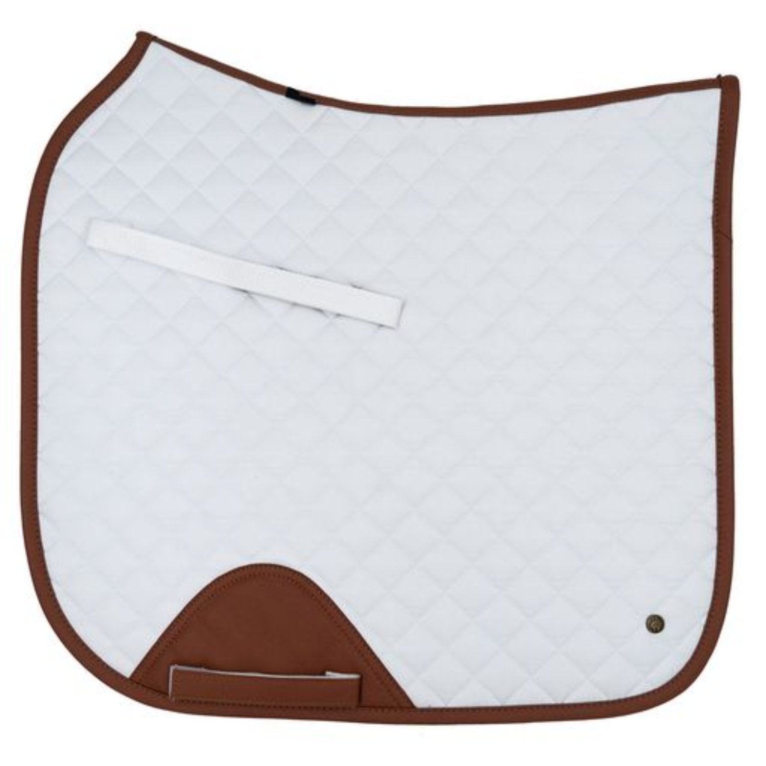 White Dressage Saddle Pad