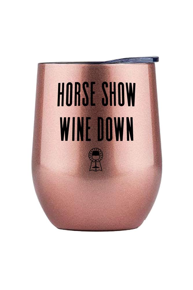 SPICED Horse Show Wine Down Insulated Wine Glass