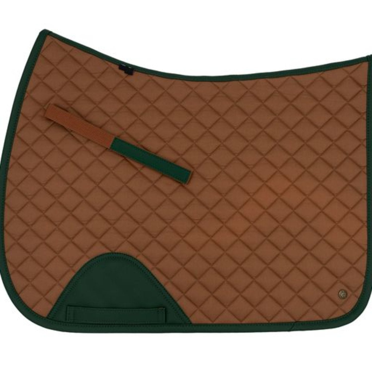 Tan and Green Jumper Saddle Pad
