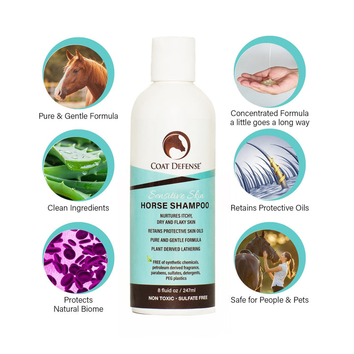 Coat Defense Equine Shampoo 8oz