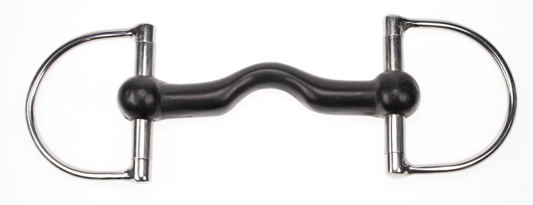 Abbey England Vulcanite Port Mouth D Ring Bit - The Tack Shop of Lexington