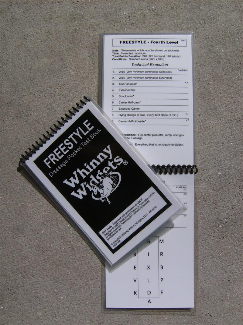 Whinny Widgets Dressage Test Book