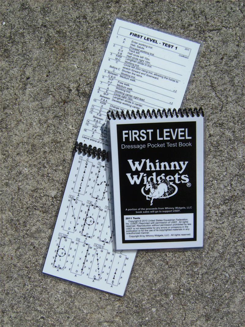 Whinny Widgets Dressage Test Book