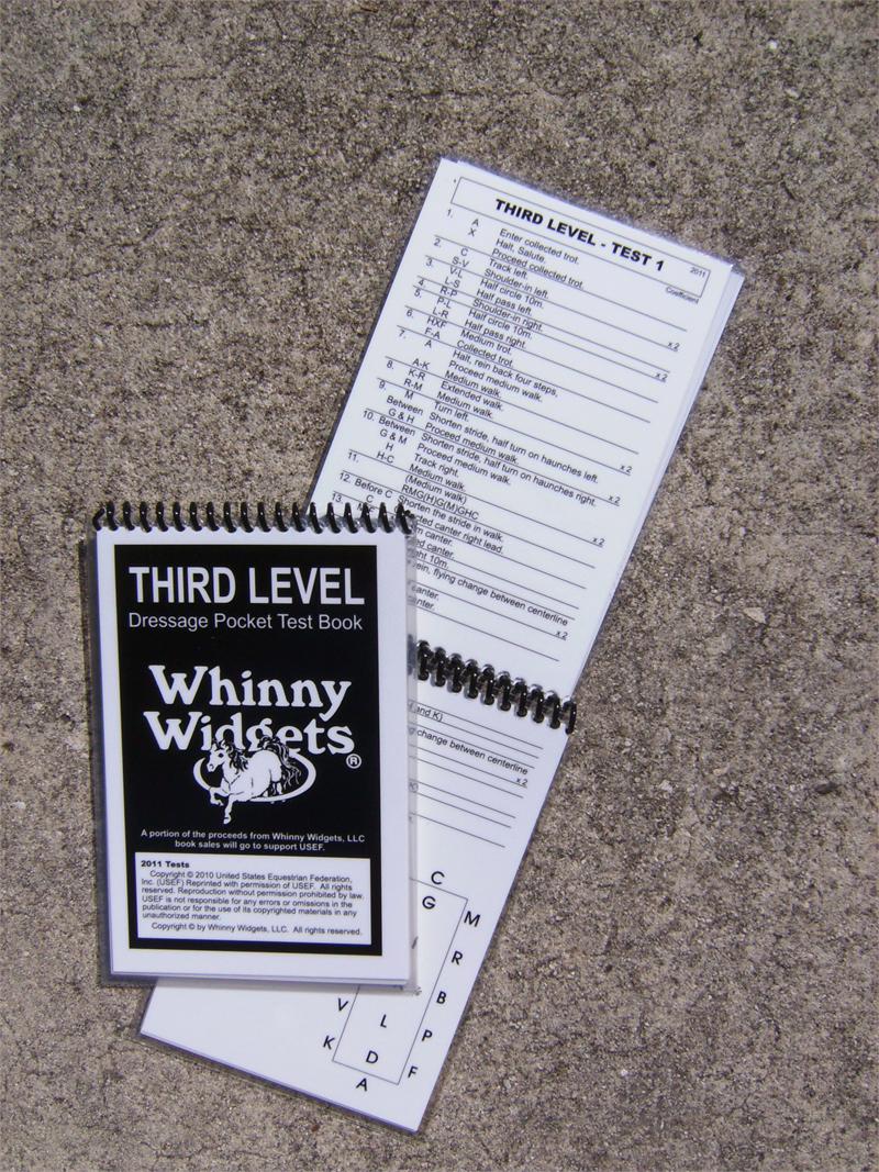 Whinny Widgets Dressage Test Book