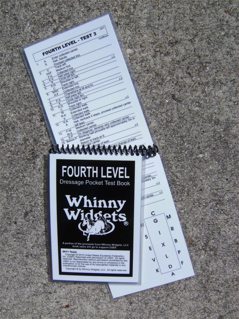 Whinny Widgets Dressage Test Book
