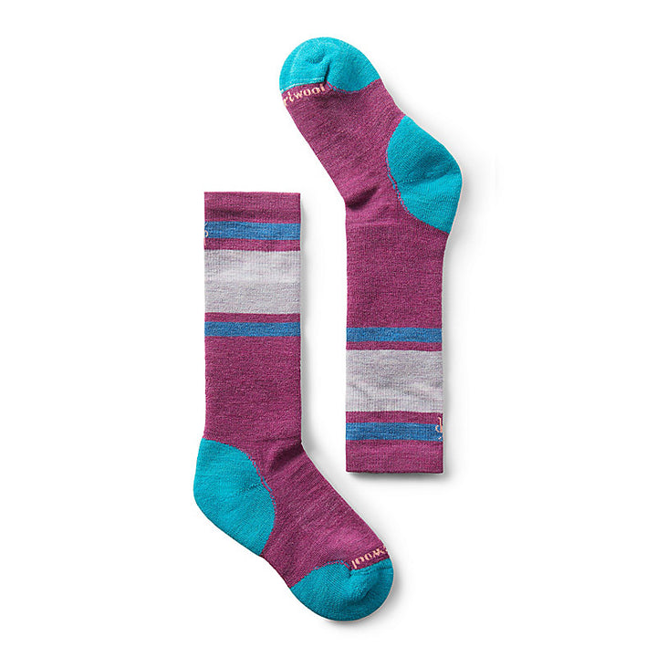 Smartwool Kids' Wintersport Full Cushion Stripe Over The Calf Socks