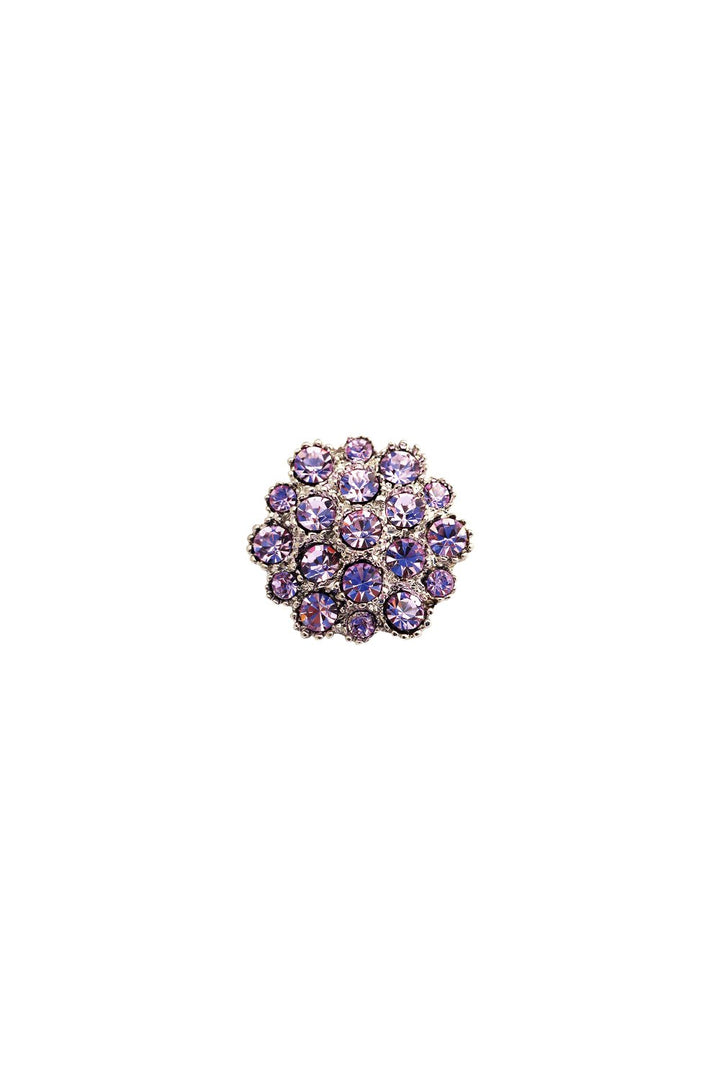 Spiced Equestrian Button Stock Pin