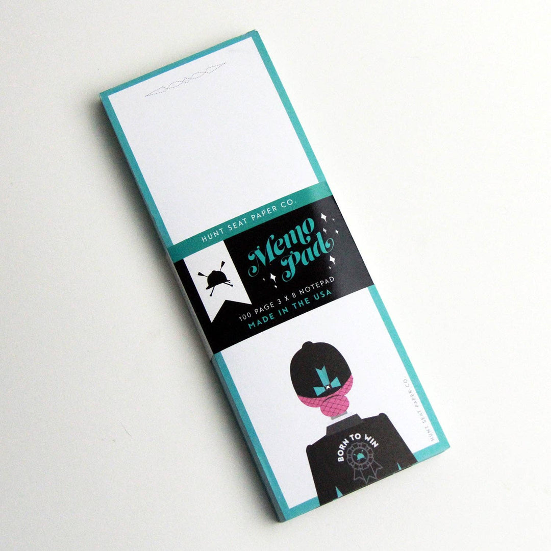 Hunt Seat Paper Co. - Born to Win Memo Pad