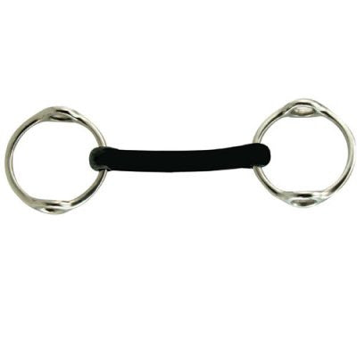 Coronet Straight Rubber Gag Bit - The Tack Shop of Lexington
