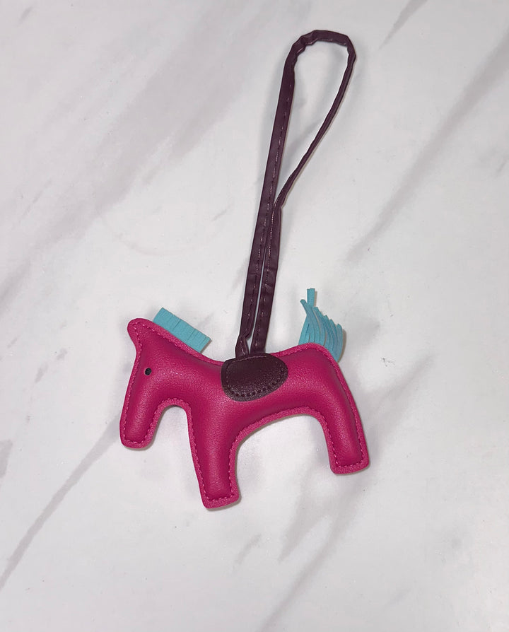 Horse Bag Charm - PU Leather