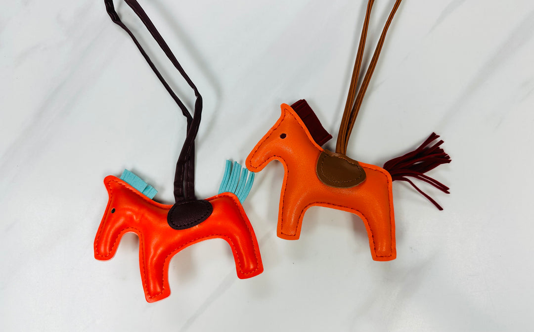 Horse Bag Charm - PU Leather