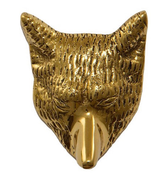 Horse Fare Fox Head Drawer Pull