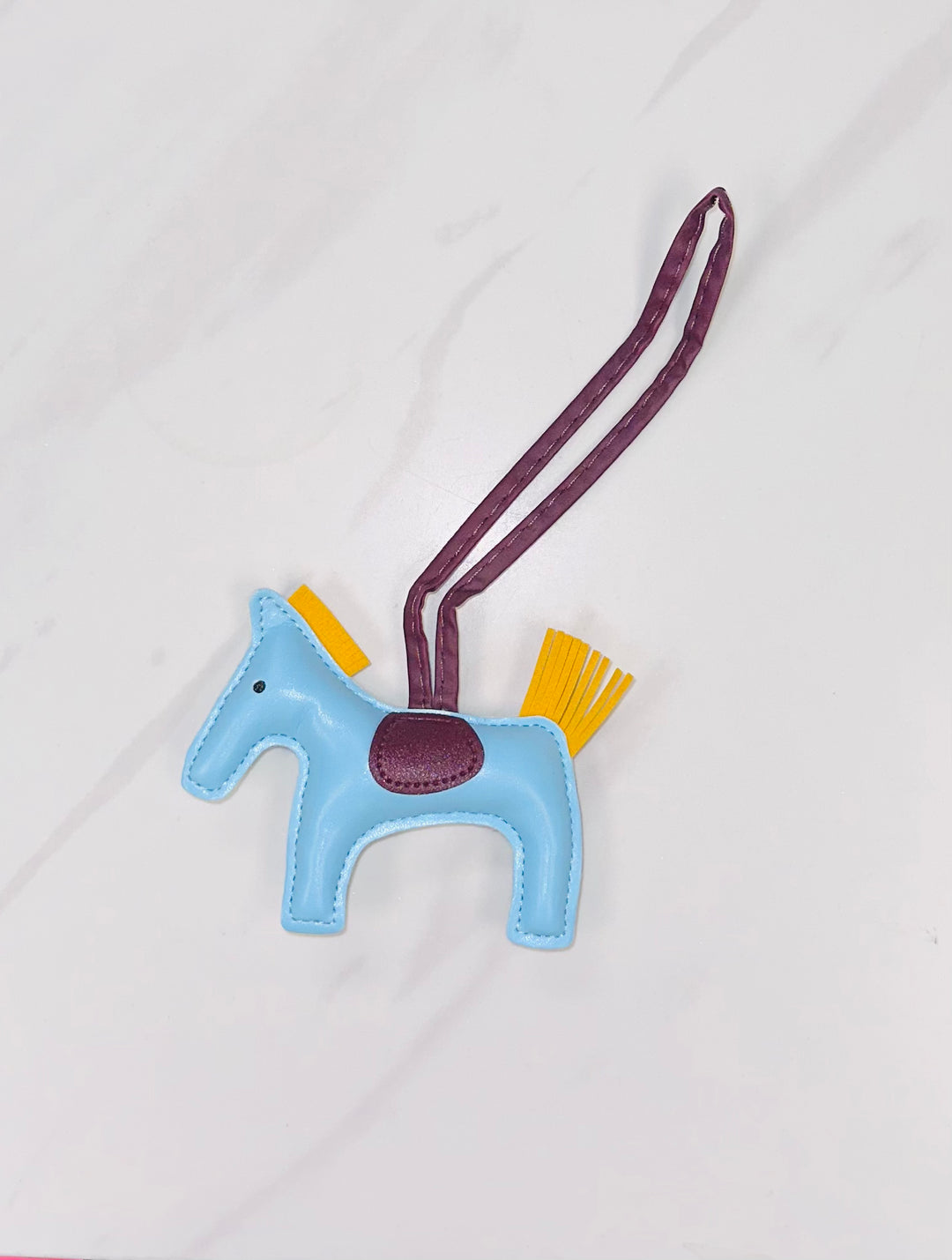 Horse Bag Charm - PU Leather