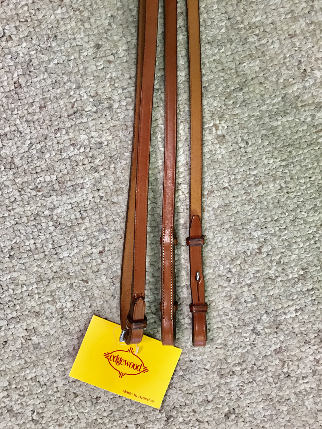 Edgewood 3/8" Flat Curb Reins