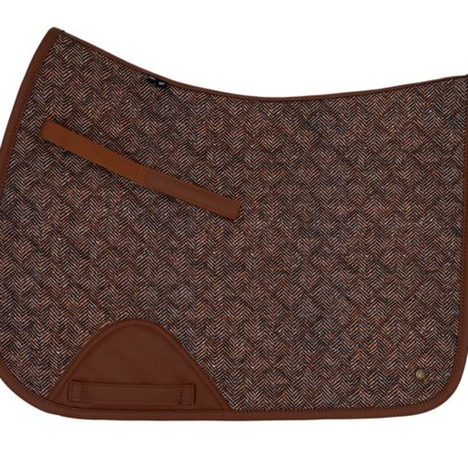 Brown and Tan Plaid Jumper Saddle Pad