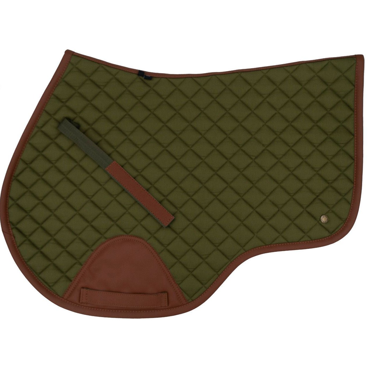 Olive Green Close Contact Saddle Pad