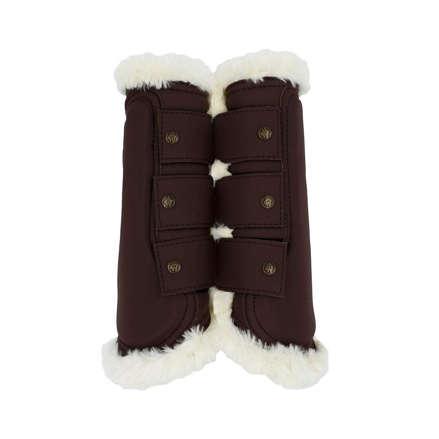 Dark Brown Fleece Lined Brush Boots