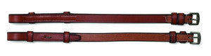 Perris Leather Cheek Pieces 5/8" - The Tack Shop of Lexington