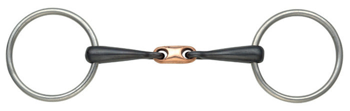 Shires Sweet Mouth Copper Lozenge Loose Ring Bit